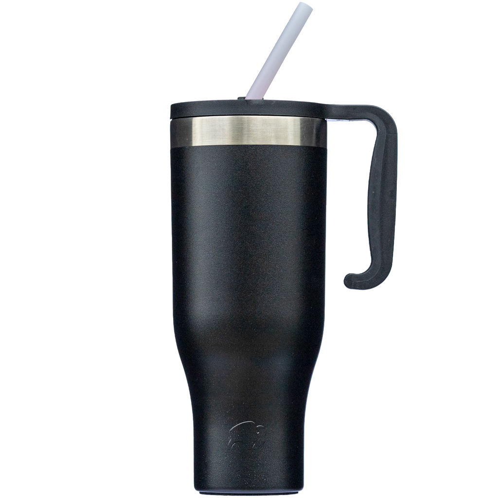 Black Solid 40 Oz Tumbler - TBL044BK