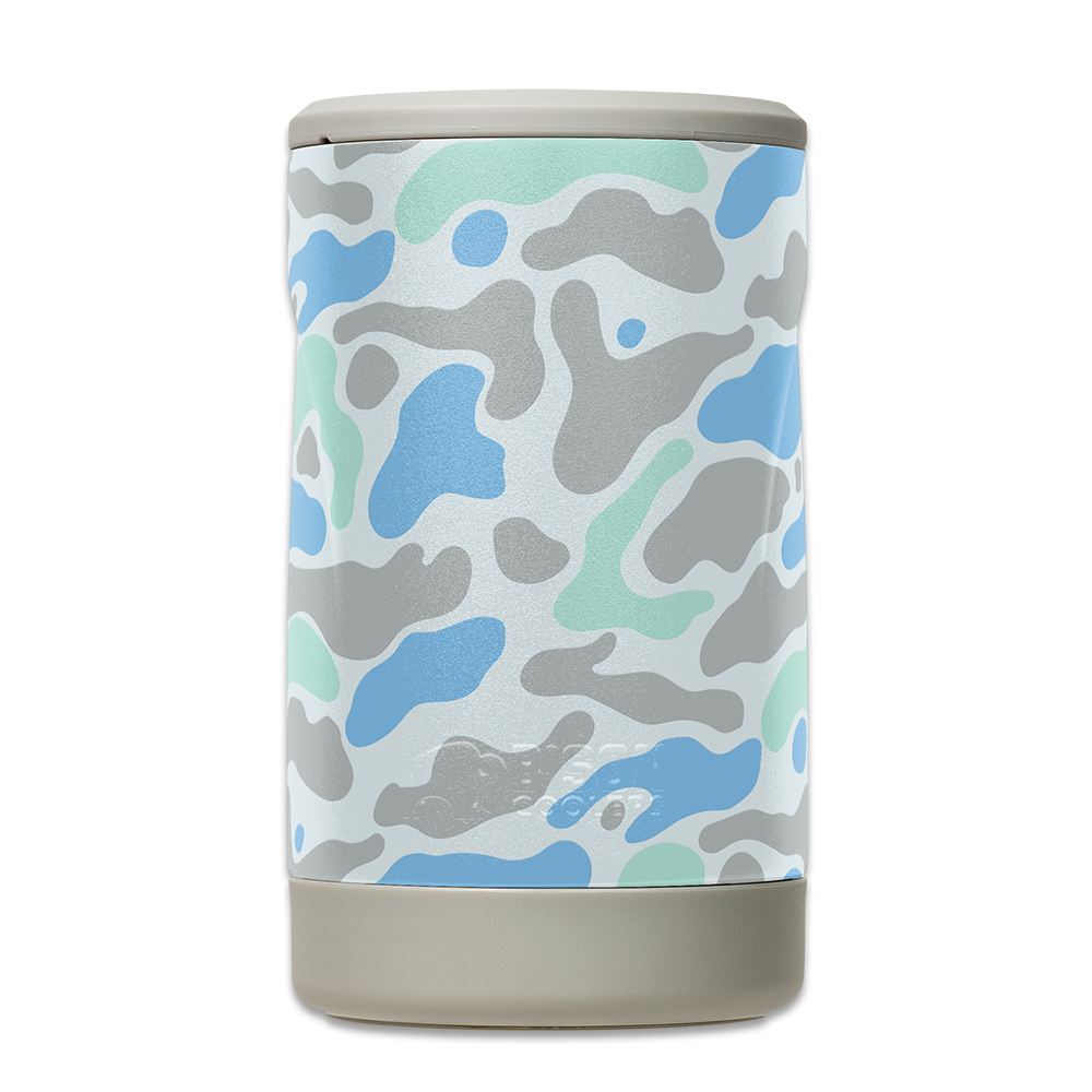 Navy Blue Camouflage Camo Pattern Insulated Tumbler with Lid