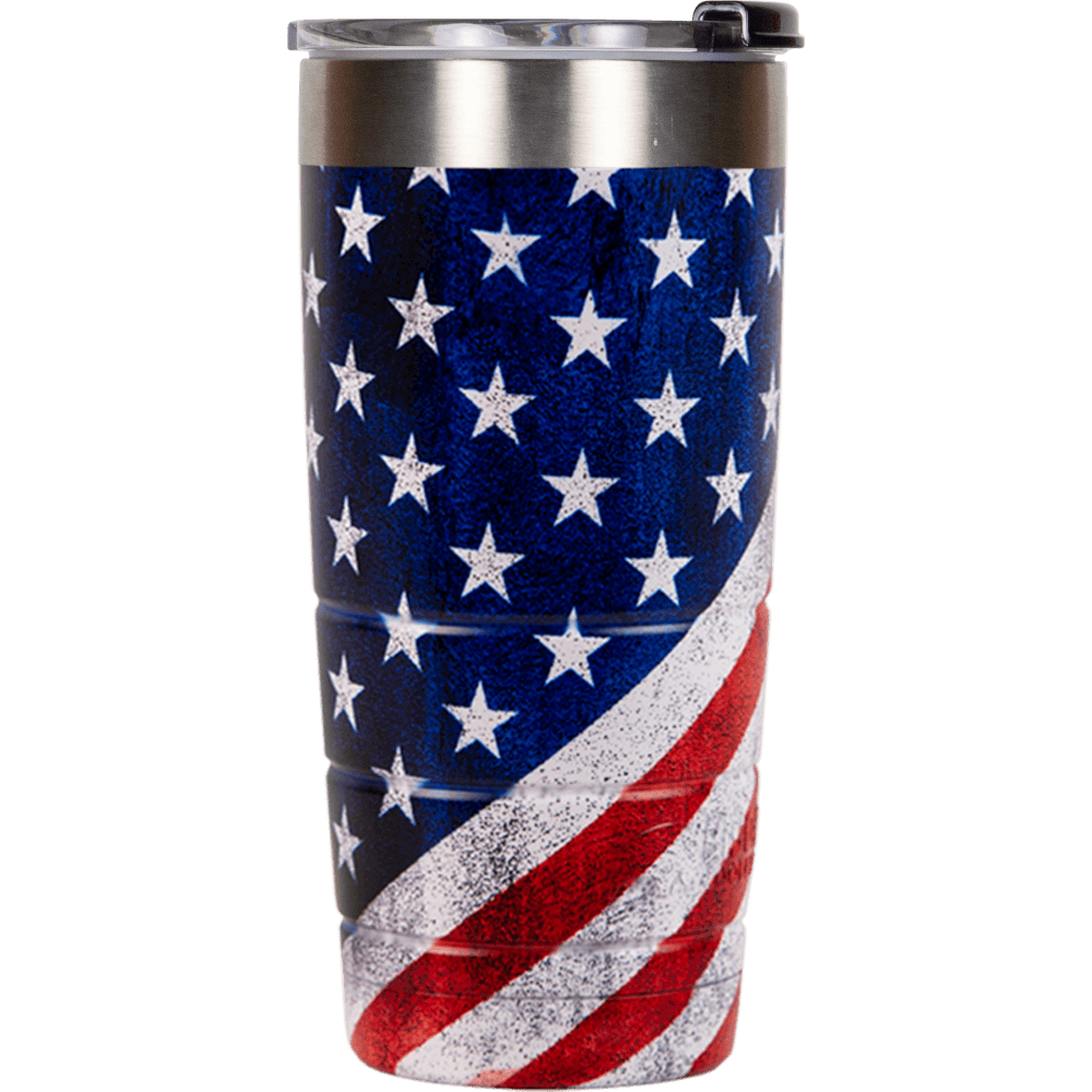 Truck Driver 20 oz Tumbler, American Flag, Eagle, Drink Cup, Mens Tumbler