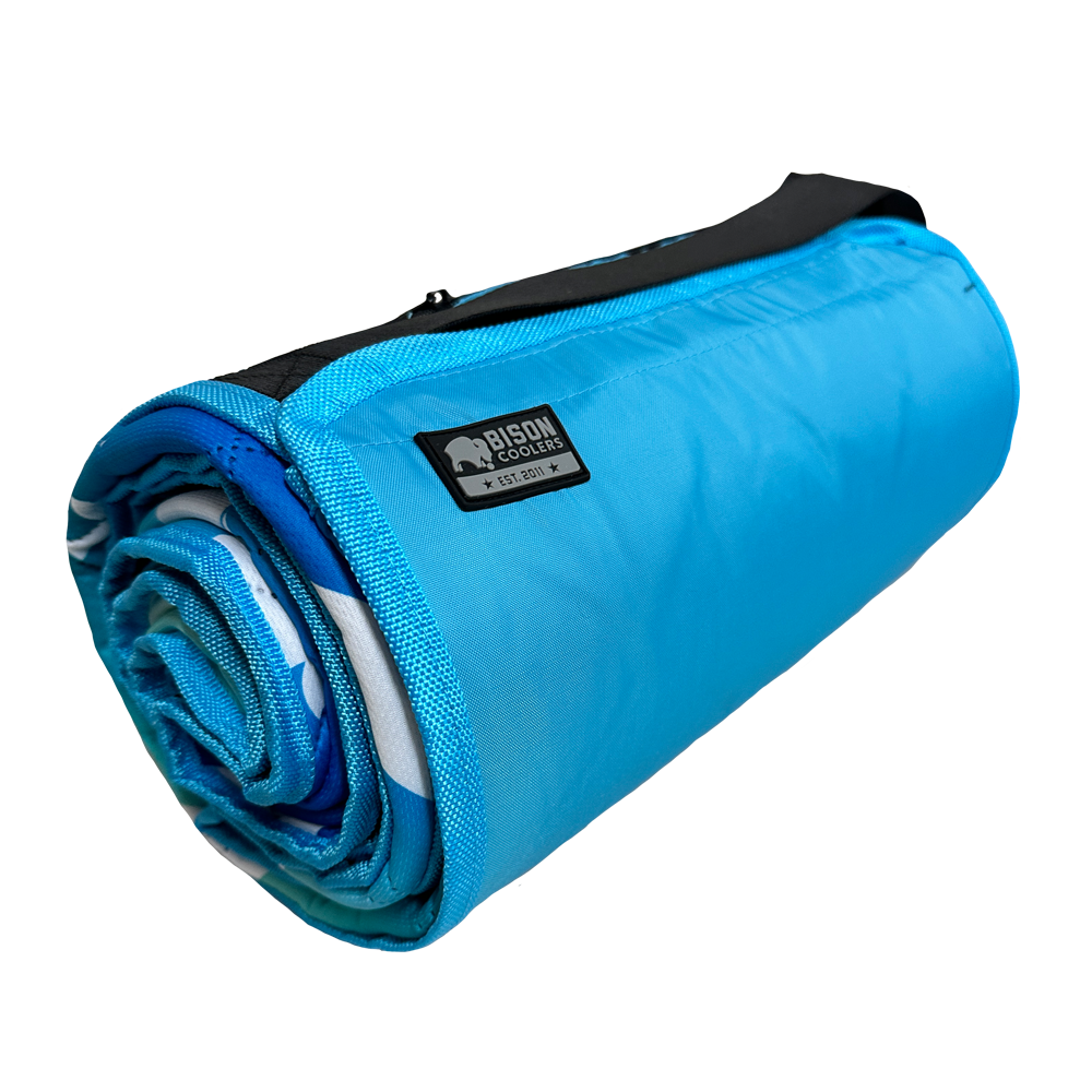 Terra Blanket - Blue Chevron - Bison Coolers